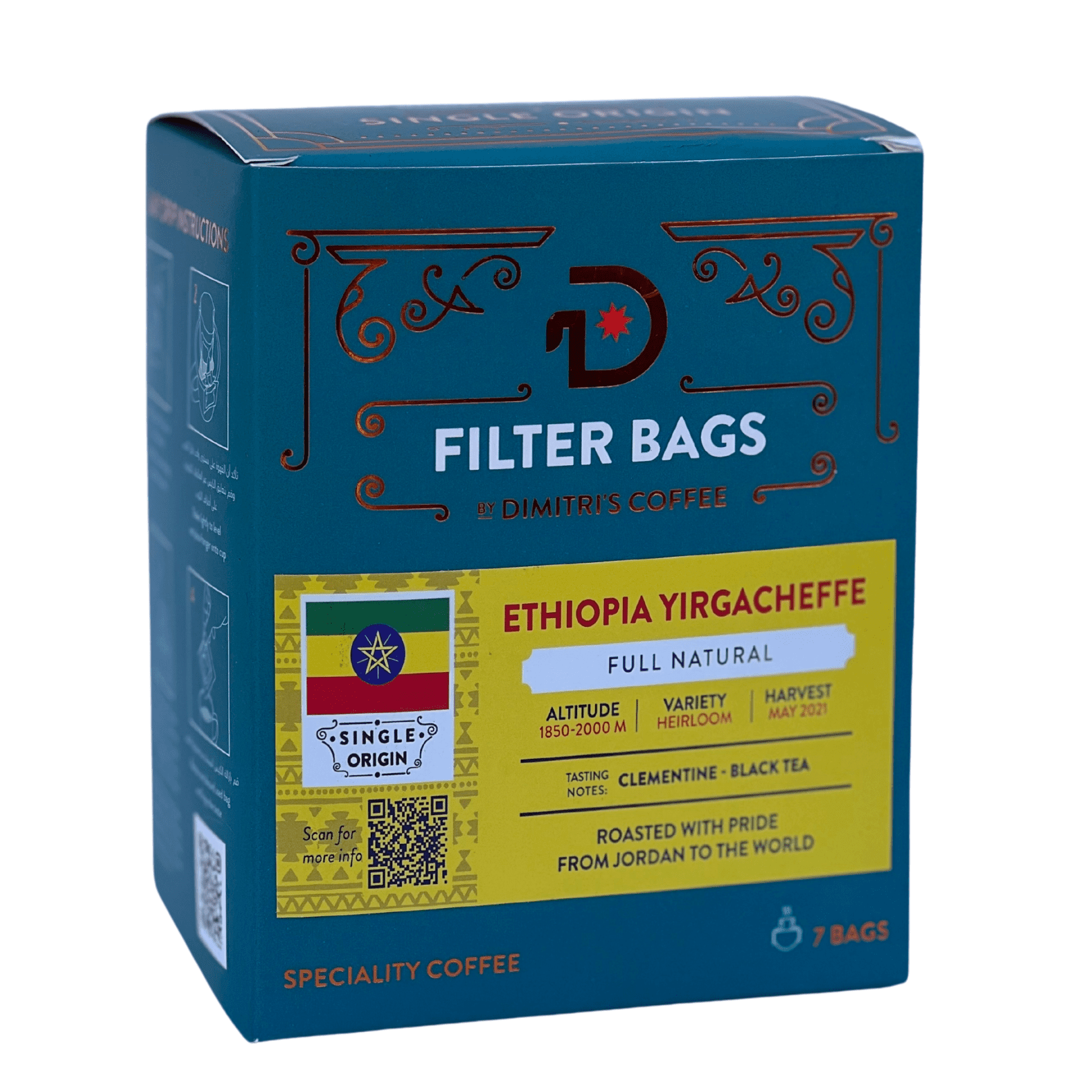 Yirgacheffe filter bags